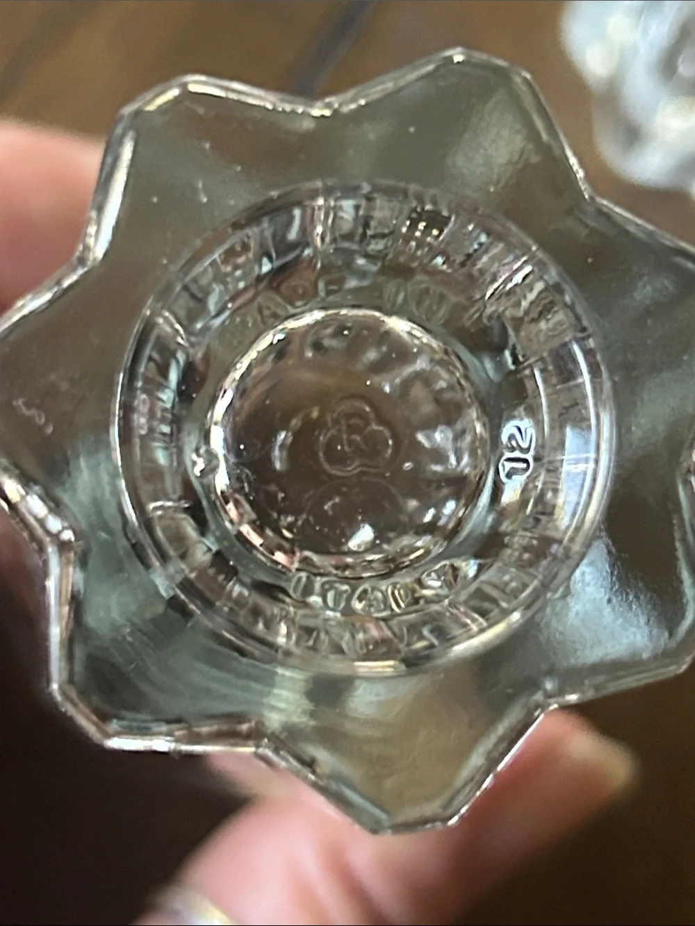 VINTAGE Italian Pressed Glass 4 oz. Tumblers - Set of 4